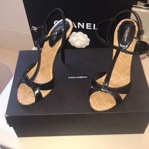 Dolce & Gabbana  snakeskin heels
